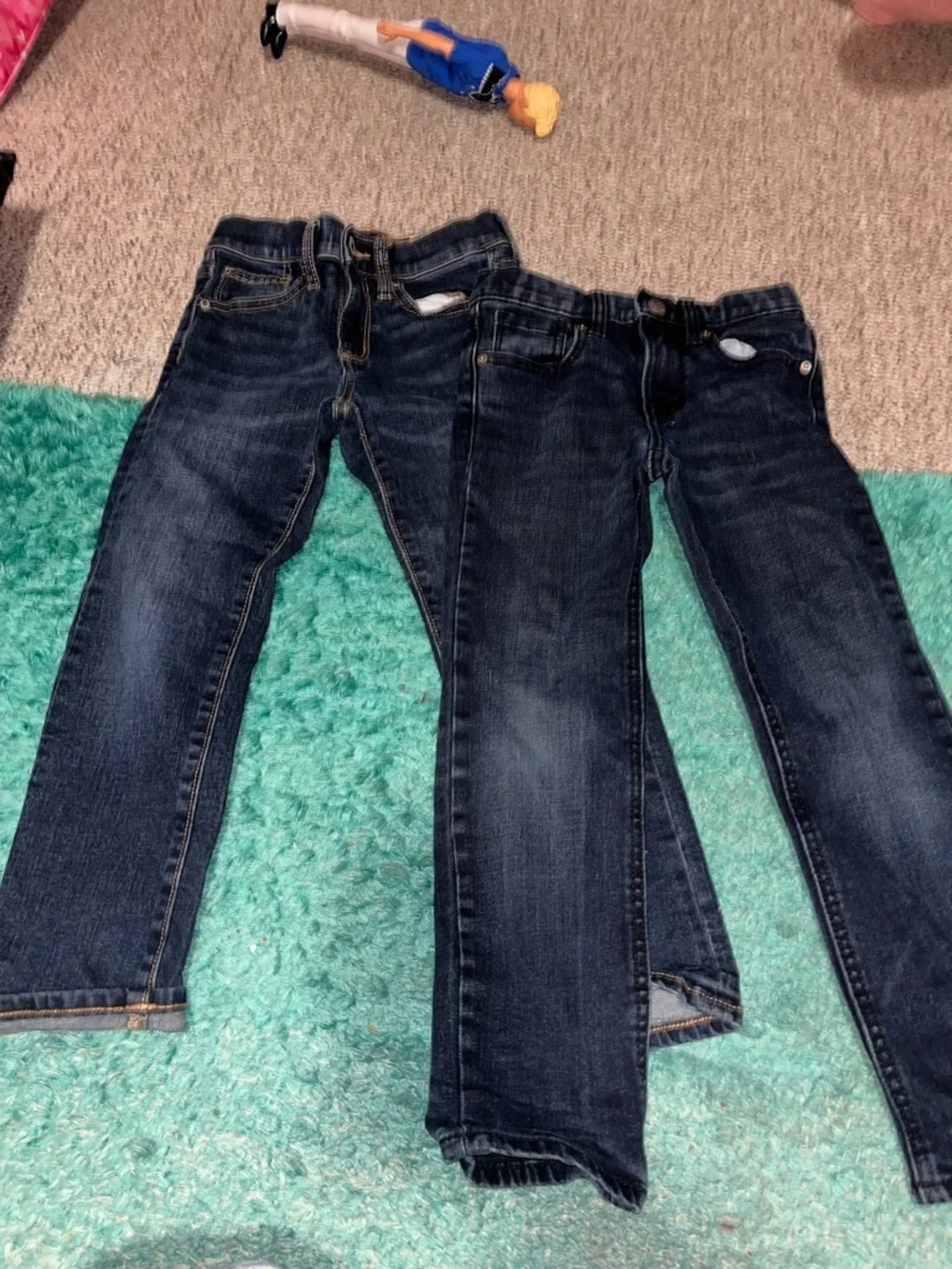 Old Navy Dark Blue Relaxed Slim Kids' Jeans - Picture 1 of 6